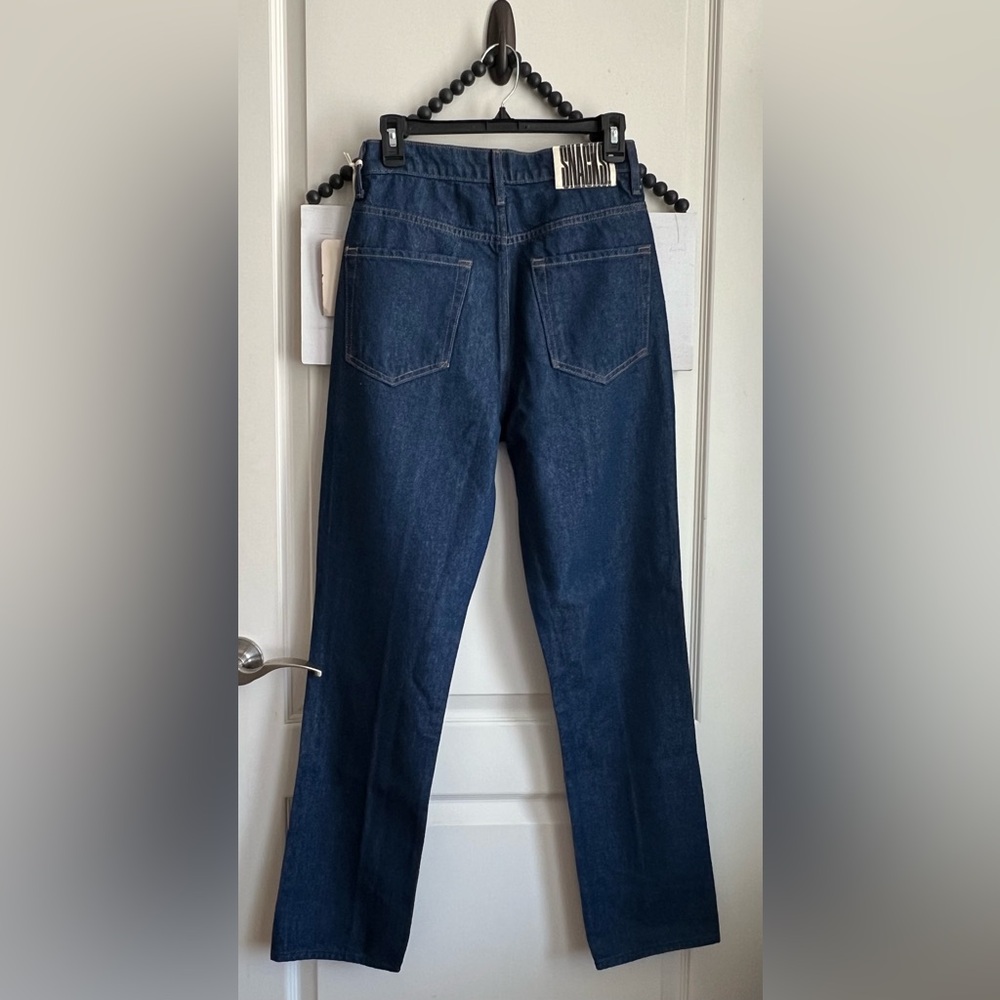 MOTHER Denim SNACKS The Pin Up Tippy Top Sweet Tooth Hover Blue Jeans 27 4 6 NWT - Picture 3 of 16
